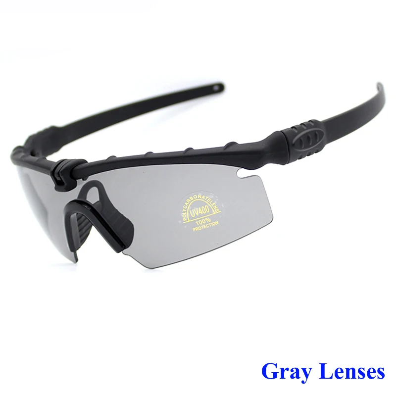 Military Hunting Tactical Glasses Color Bullet Shooting Goggles Outdoor Photochromic Glasses 3.0 Ballistic Polarization