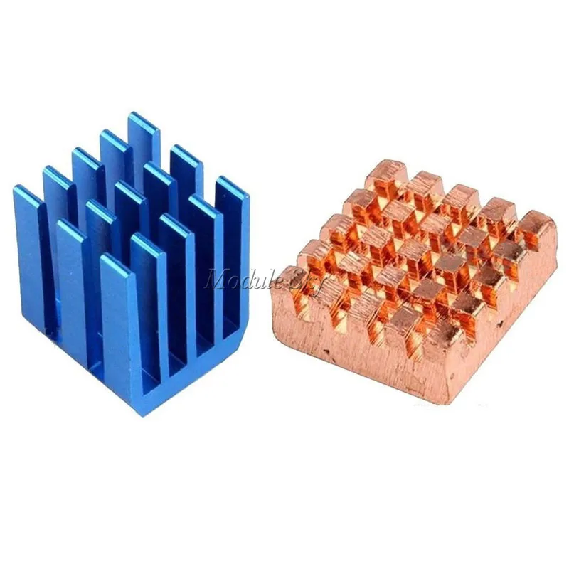 

Copper Aluminium Cooling Heat Sink Fan Kit For Raspberry Pi 3 Raspberry Pi 2 B+