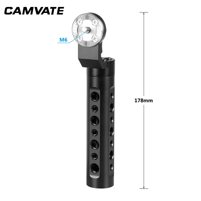Алюминиевая ручка для сыра CAMVATE с ручкой ARRI Rosette M6 (пара) C2178|Аксессуары фотостудии|