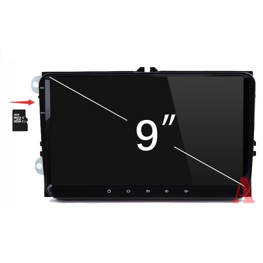 Cheap DSP 9" 4G 8 Core Android 8.0 Car Radio dvd GPS Navigation for VW/Volkswagen/SKODA GOLF 5 Golf 6 POLO PASSAT B5 B6 JETTA TIGUAN 21