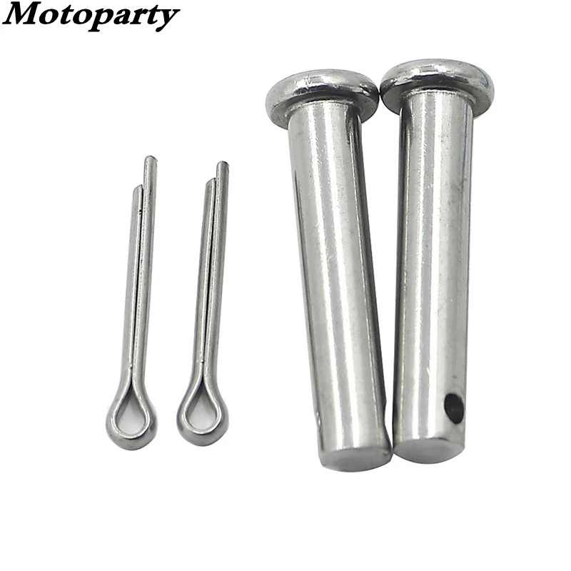 

Set of 2 Motorbike 8mm Pins Front Rear Foot Peg Mount for Yamaha for Suzuki for Honda Universal replace several OEM Foot Peg