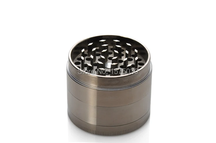 Top Brands Hot Sale 4-layer High Quality Metal Smoking Hand Crank Herb Tobacco Grinder Vibration Grinders 4 Colors Free Shipping 25