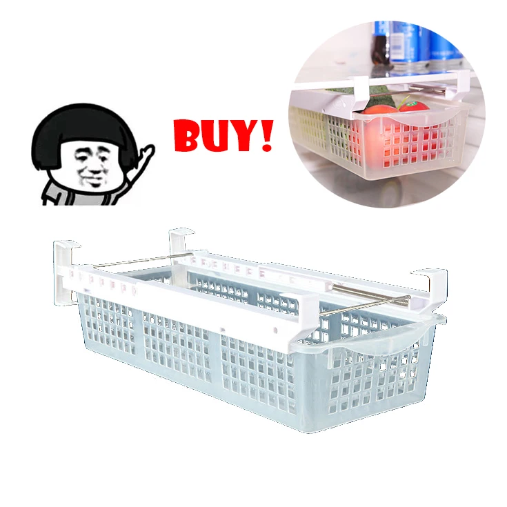 

Fridge Mate Drawers Refrigerator Pull Out Bin and Home Organizer Snap On Drawer To Save Space In Organizer Fridge Mate Shelves