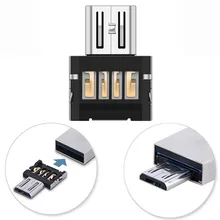 Горячая мини USB 2,0 микро USB OTG электронное зарядное устройство конвертер адаптер мобильного телефона в США 10,24
