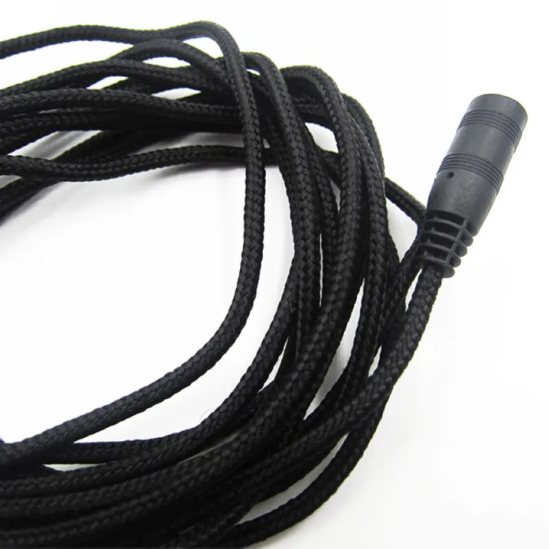 New Arrival 3.5mm Stereo Audio Earphone Extension Cable 3m Ultra Long  Cloth Lanyard Cable for headphone MP3/4
