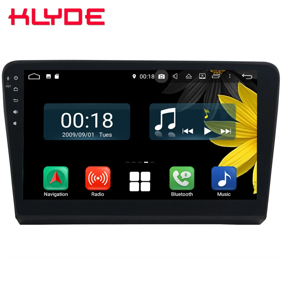 Sale 10.1" IPS Octa Core 4G Android 8.1 4GB RAM 64GB ROM RDS FM AM Car DVD Player Stereo GPS Glonass For Volkswagen VW Bora 2012-2015 0