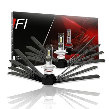 

Bright Car Headlights LED H7 H4 H8/H9/H11 9005 9006 H1 880 cree chips Bulb Auto Front Bulb work light Automobile Headlamps 6500K