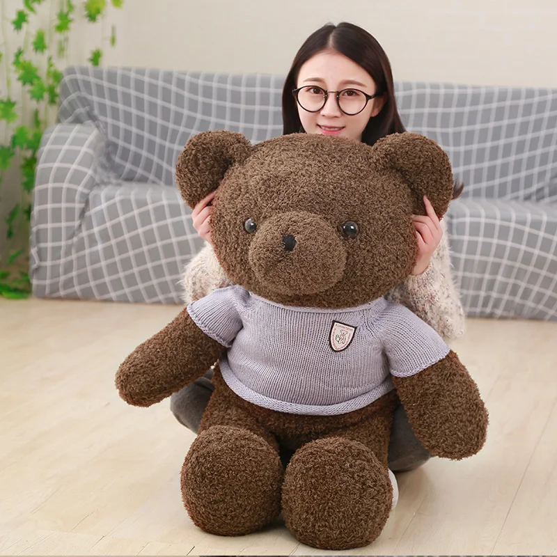 30 90 см милые плюшевые животные мягкие игрушки Мишки Тедди украшение для детской