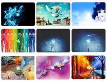 Print Pattern Protective Hard Shell Case Keyboard Cover Skin Set For 11 12 13 15Apple Macbook Air Pro Retina Touch Bar A1706 CF starry night oil painting sleeve for air 11 12 13 pro 13 15 retina crystal clear hard back cover protective case touch bar a1706