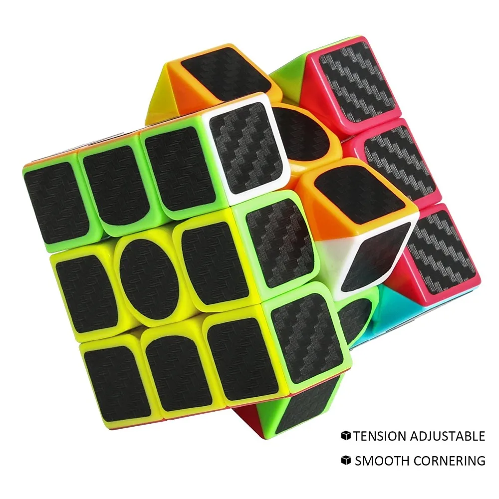 Z cube наклейка из углеродного волокна Скорость 3x3x3 волшебный куб Magico 3x3 образовательный мозговой тизер Развивающие игрушки для детей и взрослых