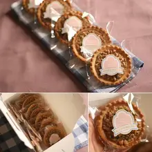 720 шт/партия прекрасный розовый домашний выпечки для украшения подарочных упаковок ручной работы аксессуар для кекса медаль Печать стикер упаковочная этикетка