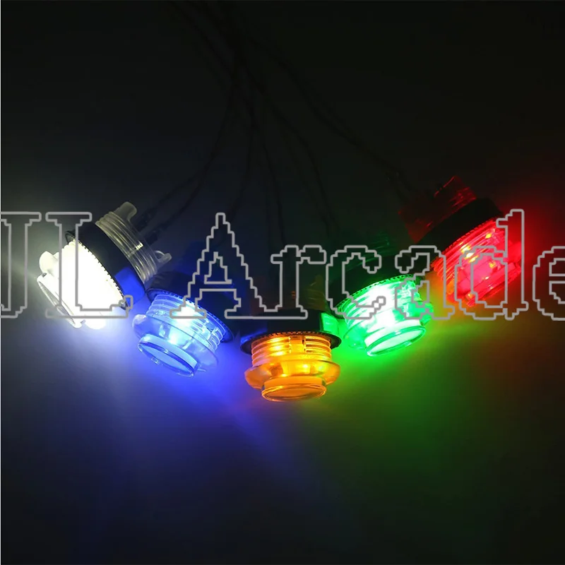 

1PCS 28mm 24mm LED Arcade Push Button Arcade Start Button Switch 5V Illuminated Button Arcade Cabinet Accessories