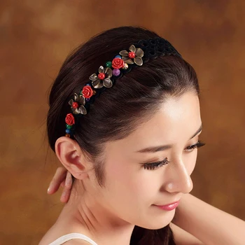 

New Hair Hoop Fashion For Simple Hair Woman Jewelry Accessories Claw Headband Lady Small Fresh Flower Ornaments