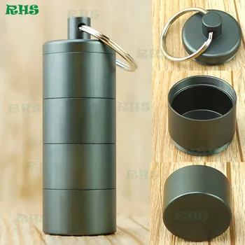 

1pcs New arrive metal tobacco container dab tols wax metal dry herb jar for smoking container grinder free shipping