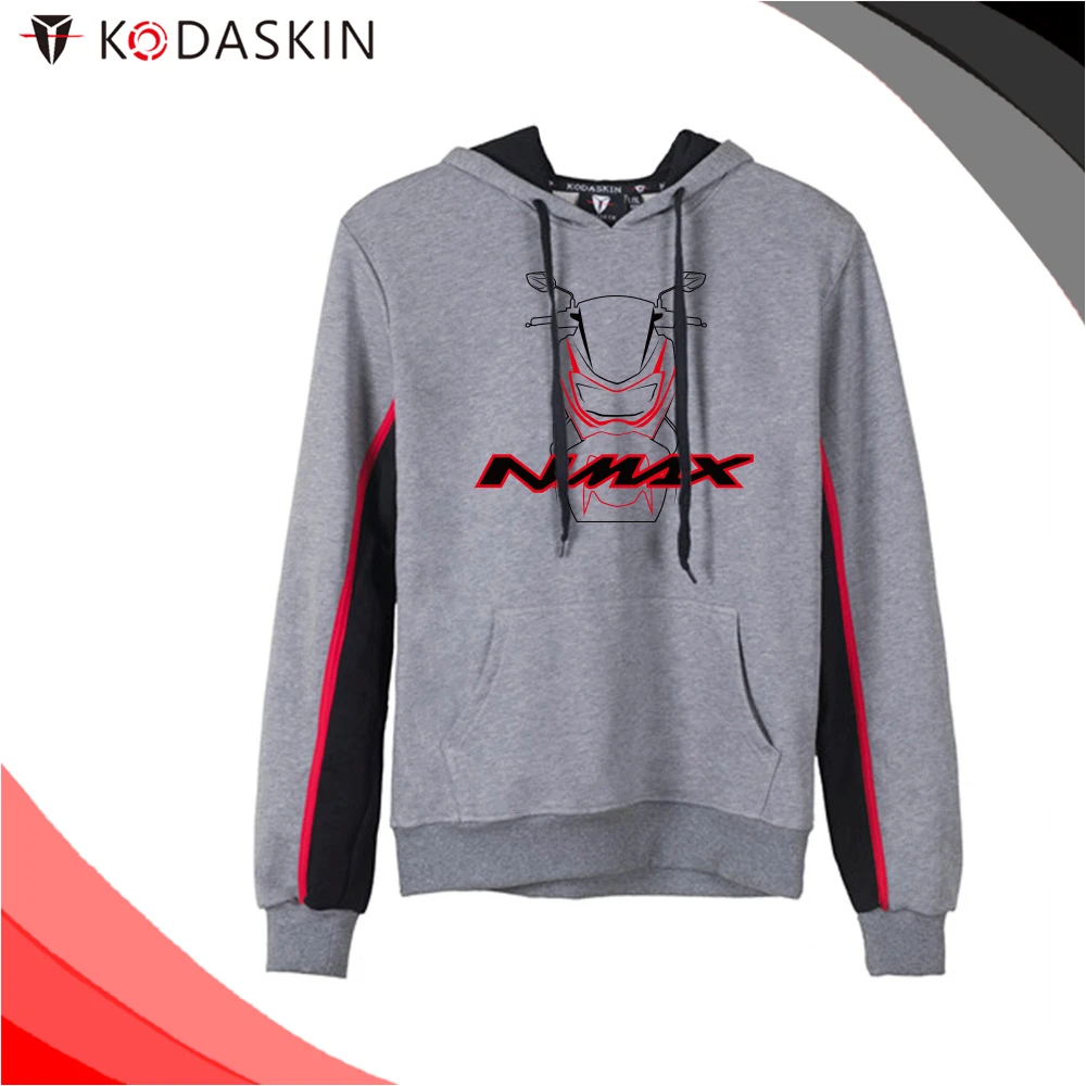 

KODASKIN Men Cotton Round Neck Casual Printing Sweater Sweatershirt Hoodies for NMAX Nmax