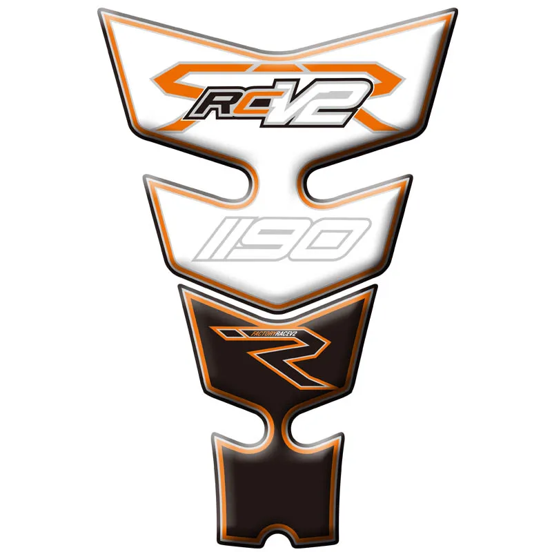 Бак мотоцикла Pad Protector Стикеры рыбы наклейка "кость" 3D Танк Pad для KTM RC8R 1190 V2 08-15 2009 2010 2011 2012 2013 - Цвет: Армейский зеленый