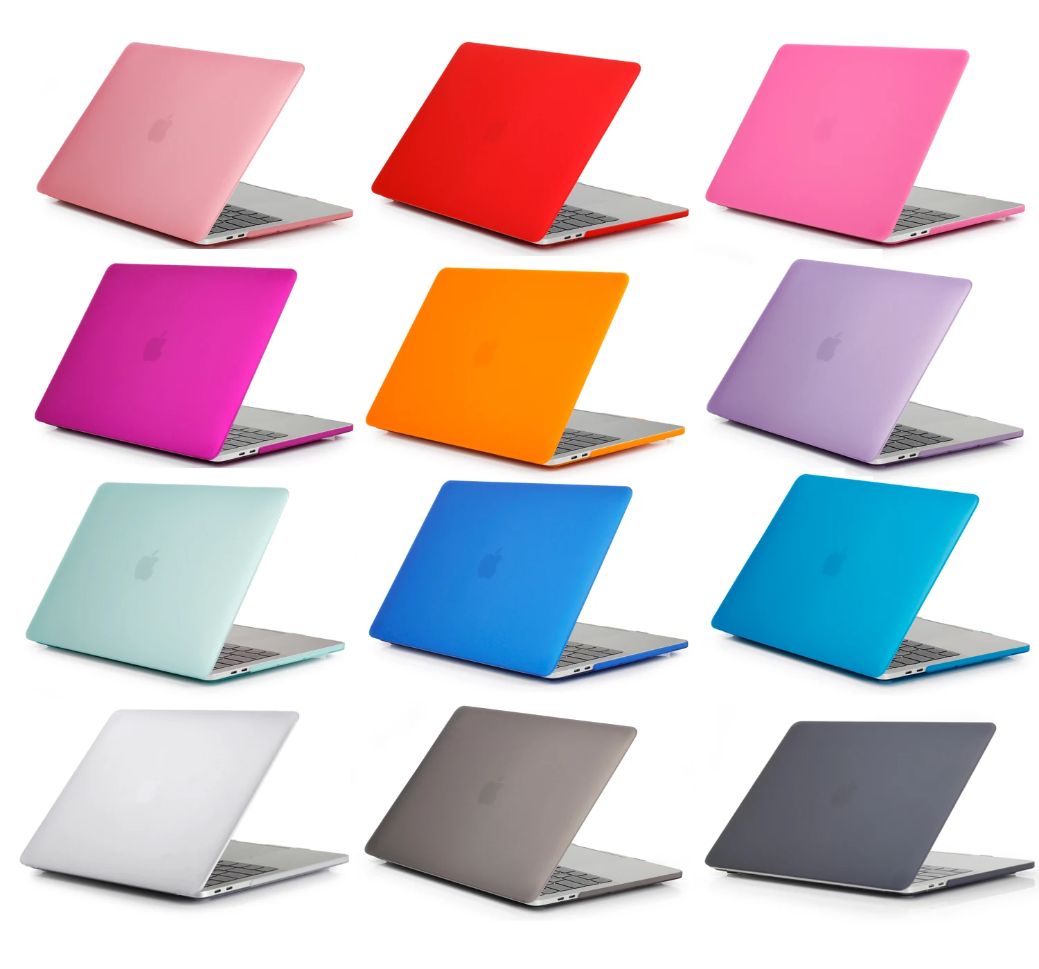 Новинка 2019 жесткий чехол + прорезиненная накладка на клавиатуру для Macbook Pro 13 15 Air 11