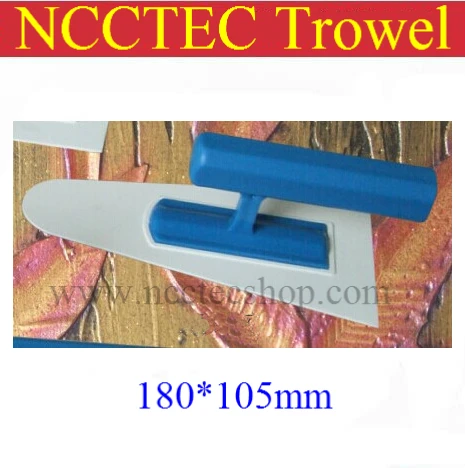 180*105mm Plastic Trowel Art Paint Batch Knife Diatom Mud Plastering Trowel Wall Spatula Tool