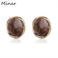 Мода овальные круглые геометрические мраморные коричневый высокое качество акриловые сережки серьги для Для женщин серьги, ювелирные изделия, нарисованным тушью