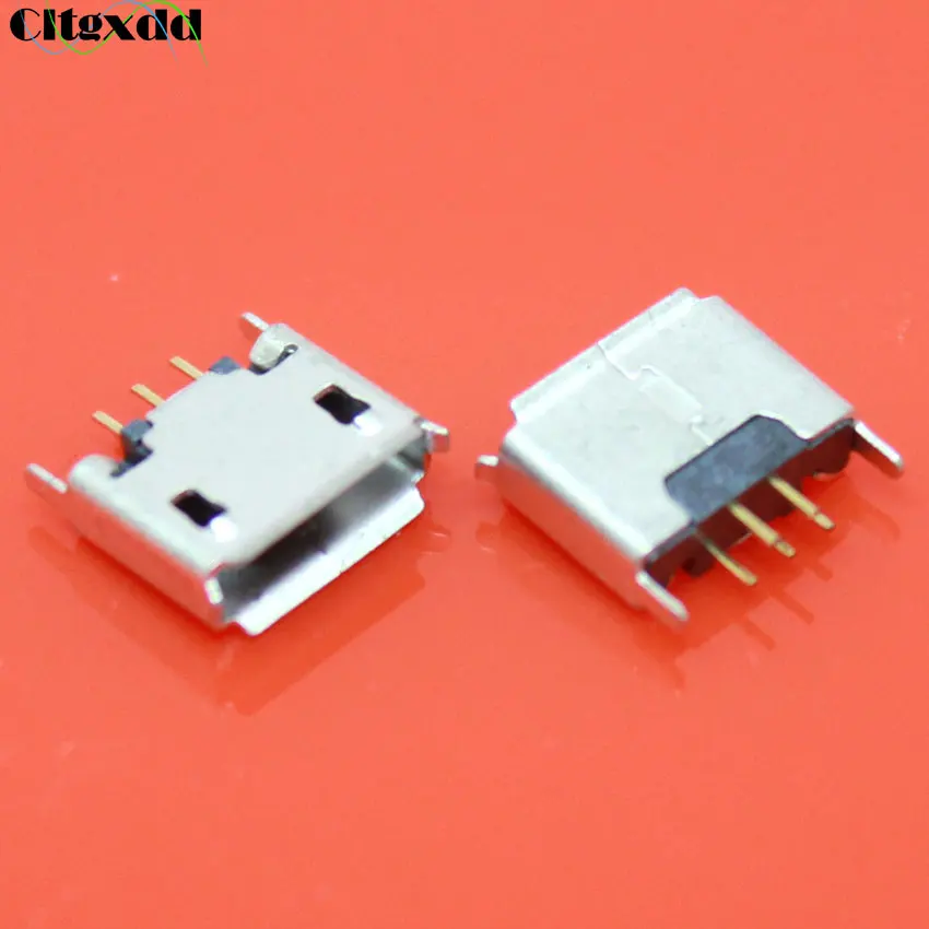 

Cltgxdd 1~100pcs DIP 5pin Micro USB Jack Square Port Vertical Micro data Charging Female Socket 5pin Jack 180 Degree DIP