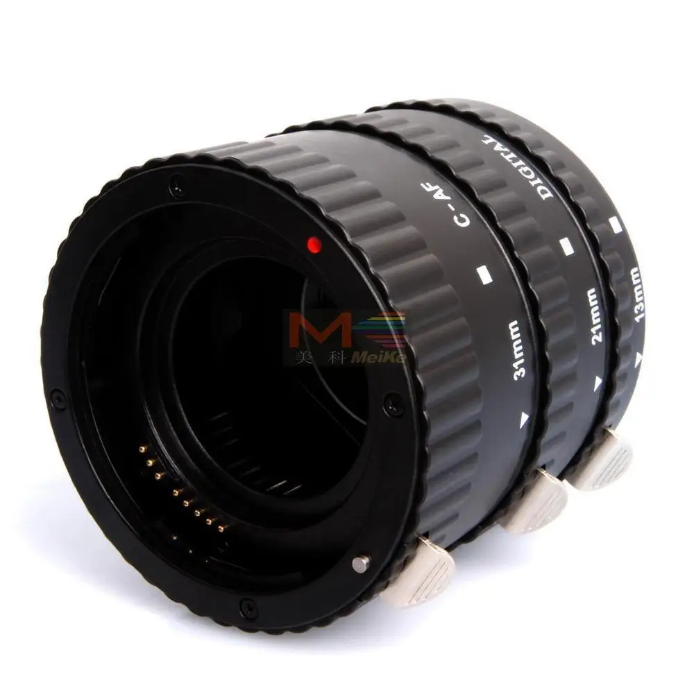 Meike Plastic ABS Auto Focus Macro Extension Tube Set for Canon D SLR Camera