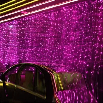 

6M *3M led curtain lights for weddings christmas 600 pcs bulb luces decorativas waterproof fairy lights AU US EU plug