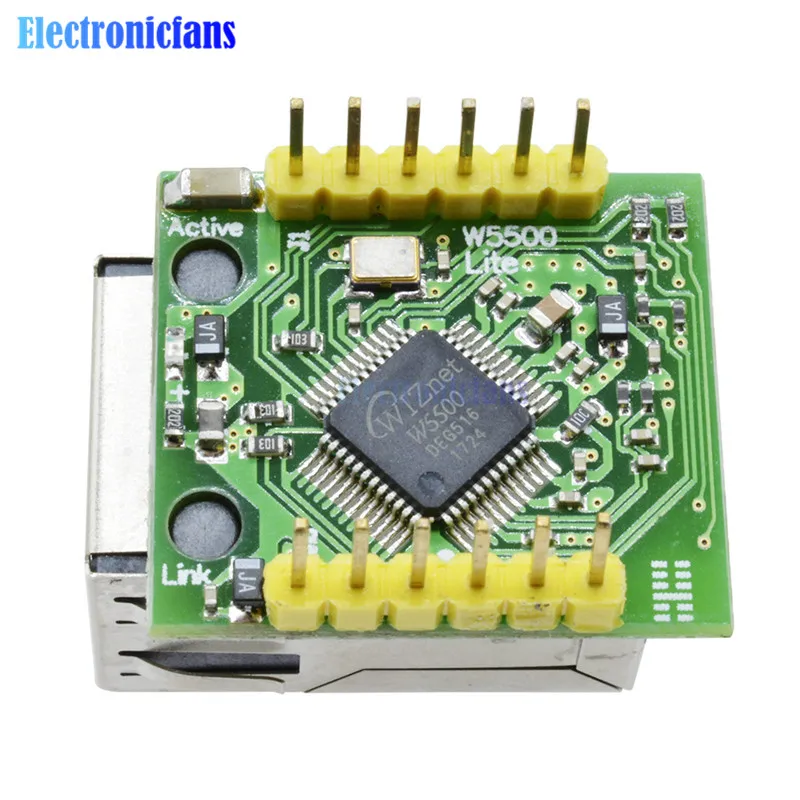 USR ES1 ENC28J60 W5500 чип SPI к LAN Ethernet конвертер TCP/IP модуль 3 В интерфейс умная