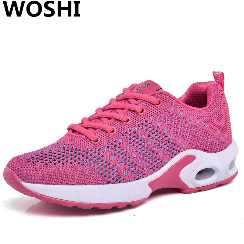 

Outdoor Running sports Shoes For Women Lace-up lightweight Sneakers Breathable Mesh Women Sports Shoes High Quality sneakers w5