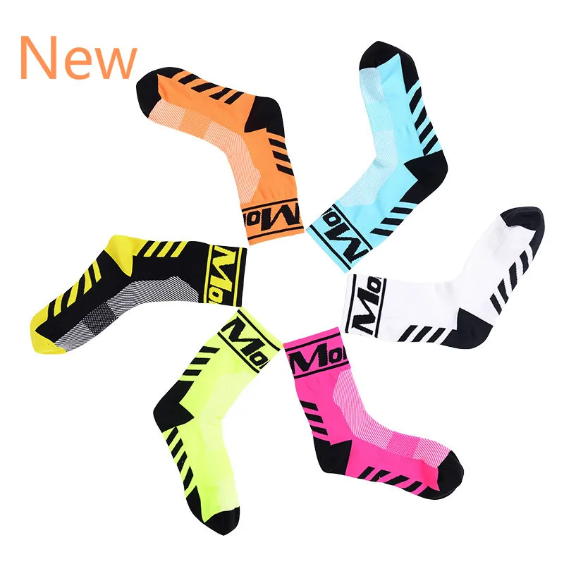 New 6Colors Cycling Socks Women and Men Outdoor Sports Running Bikes |