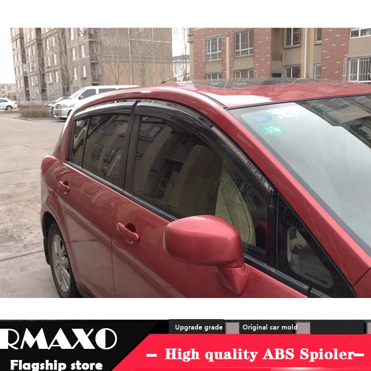 Для NISSAN Versa 2006 2010 Пластиковые оконные козырьки вентиляционные оттенки защита от
