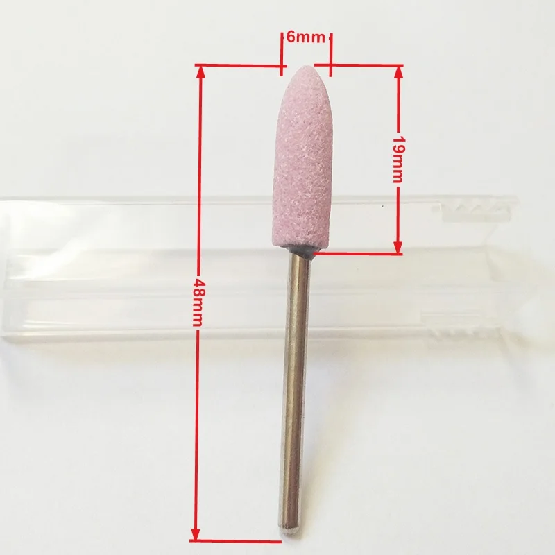 Cortador de Broca do Unha para a Broca Fábrica! Rosa Cerâmica Bico Elétrica Manicure Máquinas Pedicure Unha Salão Polonês Ferramentas 50 Pçs 7 de broca do prego para a broca