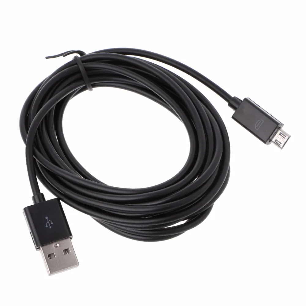 1 шт. длинный зарядный кабель Micro USB 3 метра для контроллеров PS4 Xbox One черный/белый|usb
