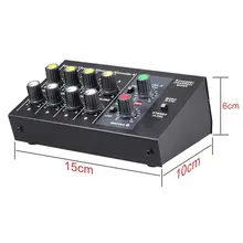 8 Channel Sound Universal Digital Mixer Adjusting Microphone Mixing Console Mono Stereo Mono Stereo EU US