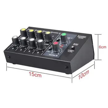

8 Channel Sound Universal Digital Mixer Adjusting Microphone Mixing Console Mono/Stereo Mono/Stereo EU/US Plug