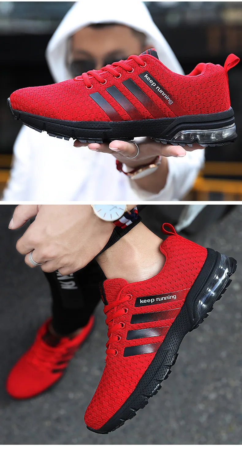 Unisex Comfortable Non-slip Outdoor Men Sneakers Trainer Shoes Women Breathable Good Quality Running Shoes Big Size 36-46 (20)