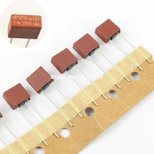 50 шт. в лоте Littelfuse 392 серии TE5 жидкость Slow Blow задержкой по времени радиальный свинцовый Предохранители 250V T1A 1A