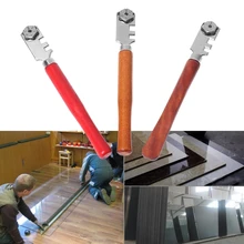 Портативный 6 колес резчик по стеклу резка ремесло ручные инструменты набор деревянной ручкой 649E