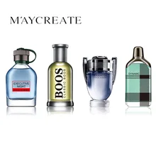 MayCreate 1Set 4Pcs Men Perfume Lasting Fragrance Mini Bottle Portable Perfume For Men Male VS Perfume Women Female Perfume