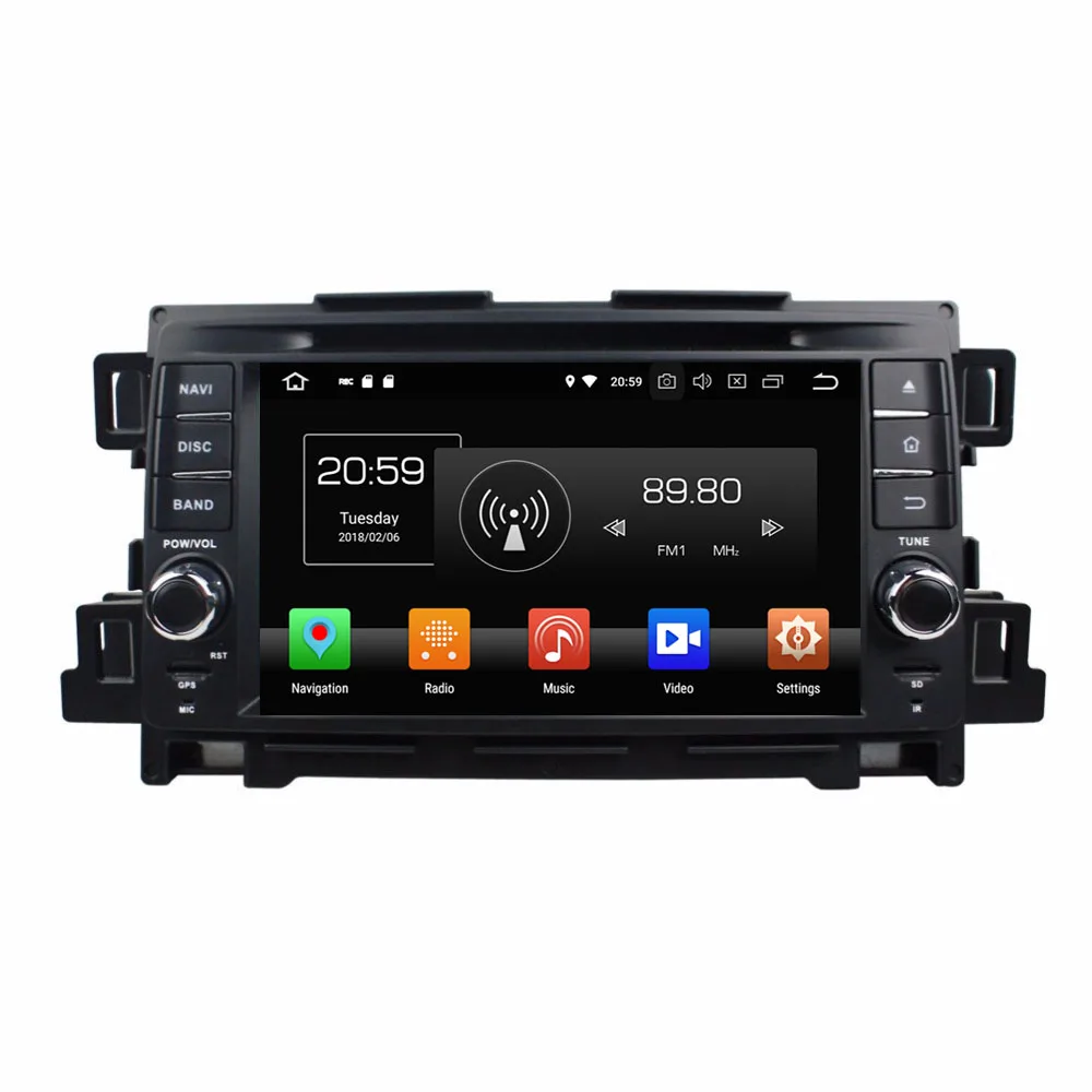 Octa Core 7 inch 8 core Android 9.0 Car Radio DVD player GPS for for Mazda CX-5 CX 5 2012 2013 NAVIGATION gps 4G RAM 64G ROM best truck gps