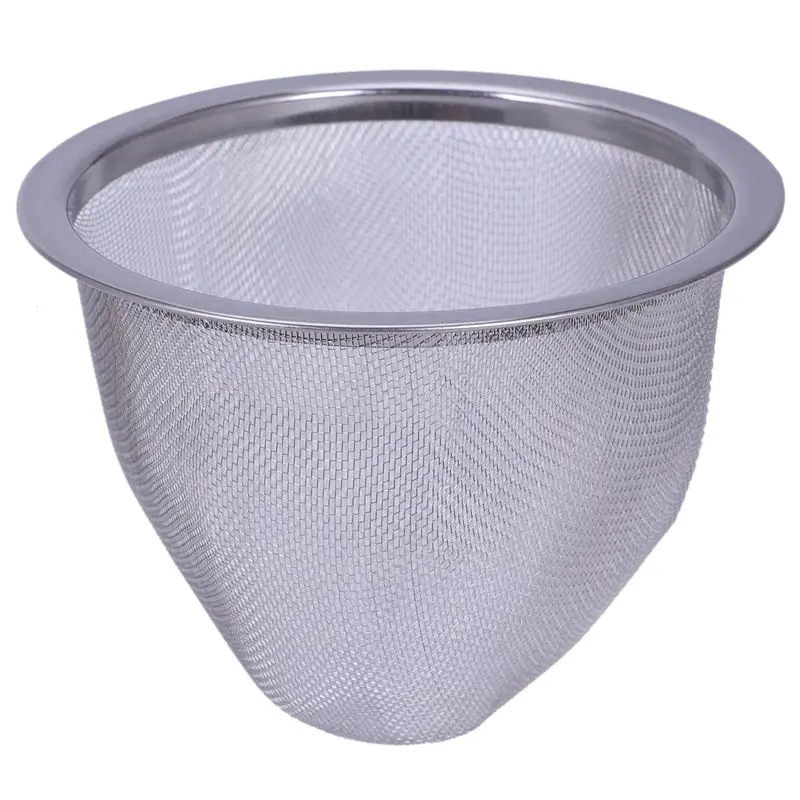 

Stainless Steel Tea Mesh Drainer Basin Filter Strainer Infuser 4 Pcs