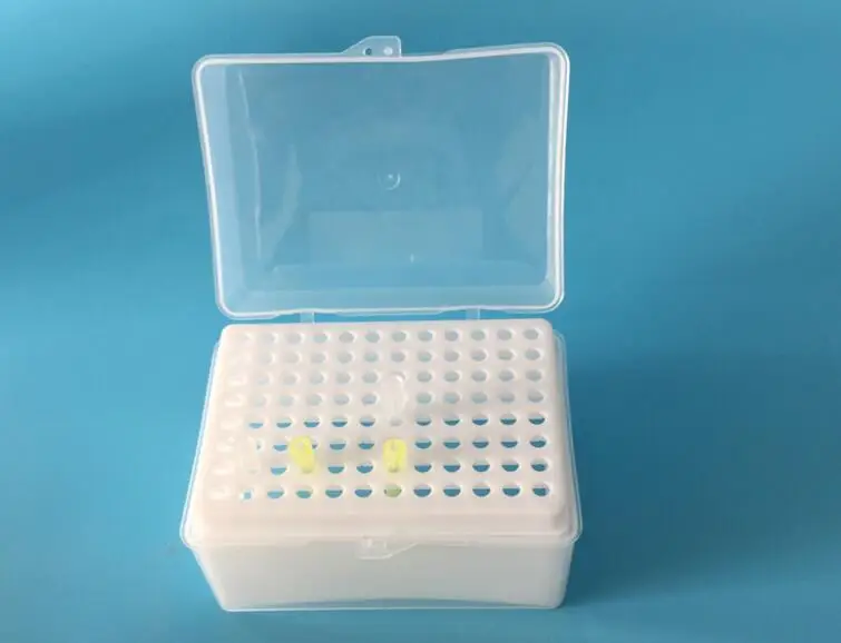 Rectangular 96 Positions Laboratory 200UL Pipette Pipettor Tip Holder