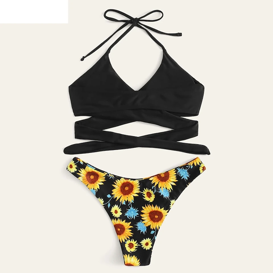 two piece bikini dress