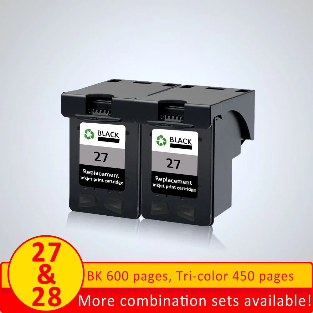 Сменный чернильный картридж XiangYu 27XL 28XL для HP 27 28 XL Officejet 4211 4212 4215 4219 4251 4255 5608 |