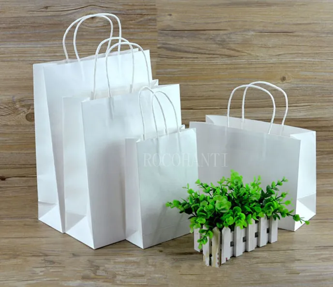 100x logotipo personalizado impresso saco de compras