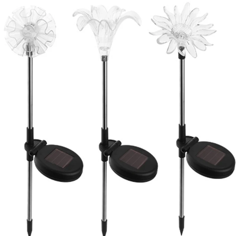 Solar ao ar Livre à Prova Led para Jardim Cor-mudando Jardim Dwaterproof Água Cogumelo - Lírio Solar Decoração Caminho Gramado Lâmpada Led Luz 12 Lâmpadas solares