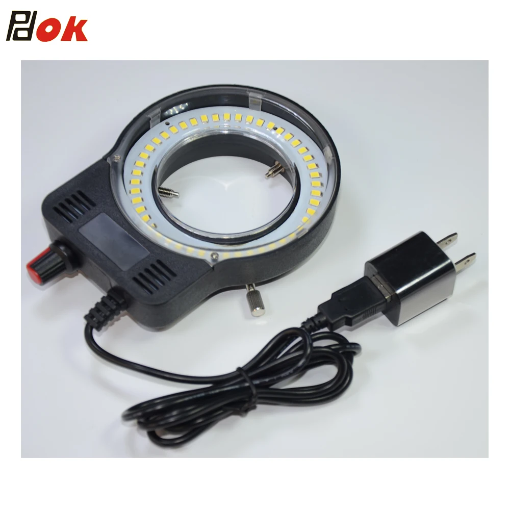 

PDOK 48 LED Adjustable Ring Light illuminator Lamp for STEREO ZOOM Microscope USB Plug