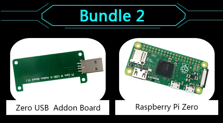 Плата BadUSB работает с Raspberry Pi Zero W Pi Zero WH - Цвет: Bundle 2