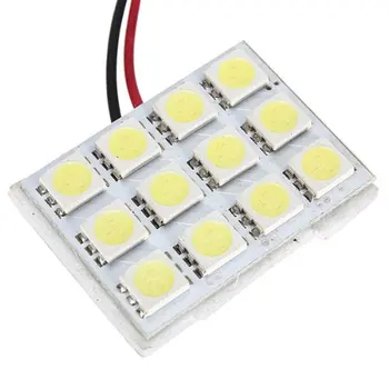 

TOYL 12 SMD 5050 Wei LED Panel Innenraum Bleuchtung Lampe+T10 Sockel+BA9S Sockel+Soffitte Adapter