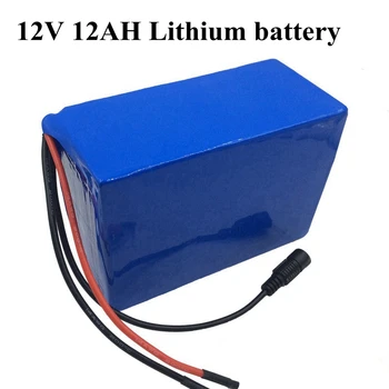 

12v 12Ah Lithium Battery Li-ion Battery Pack DC Plug High Discharge Rate 20A Battery Pack for Wireless Cctv Camera Lighting