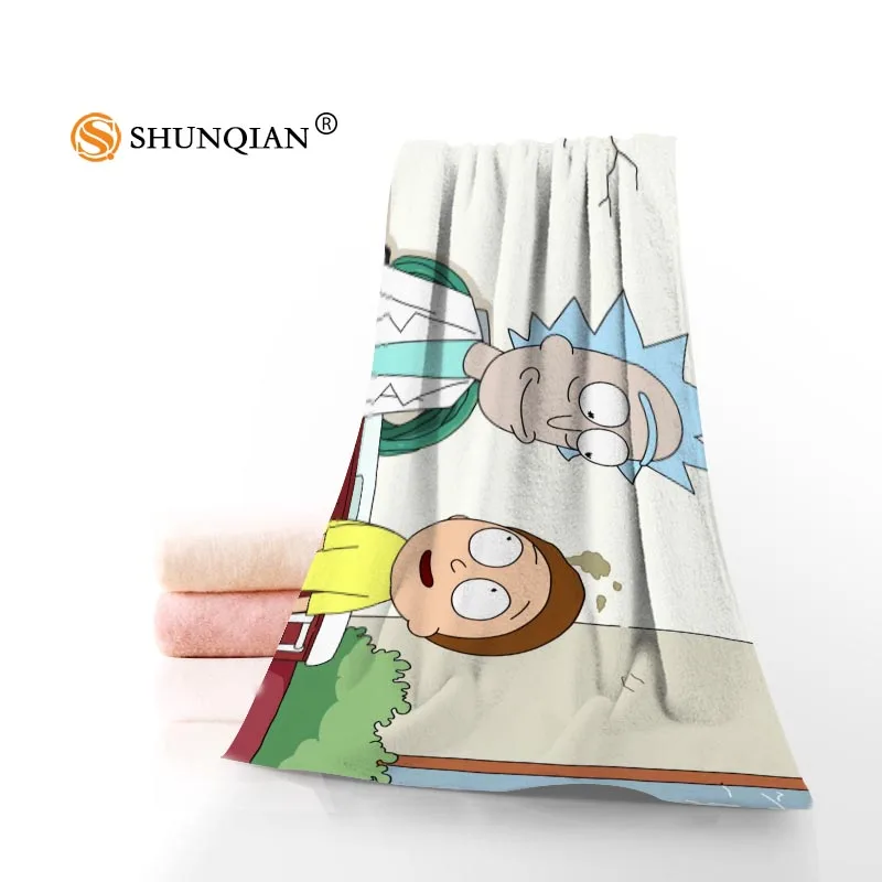 Новое пользовательское полотенце Рик и Морти из хлопка с принтом для лица/банные полотенца из микрофибры для детей, мужские и женские полотенца для душа s A8.8 - Цвет: 20